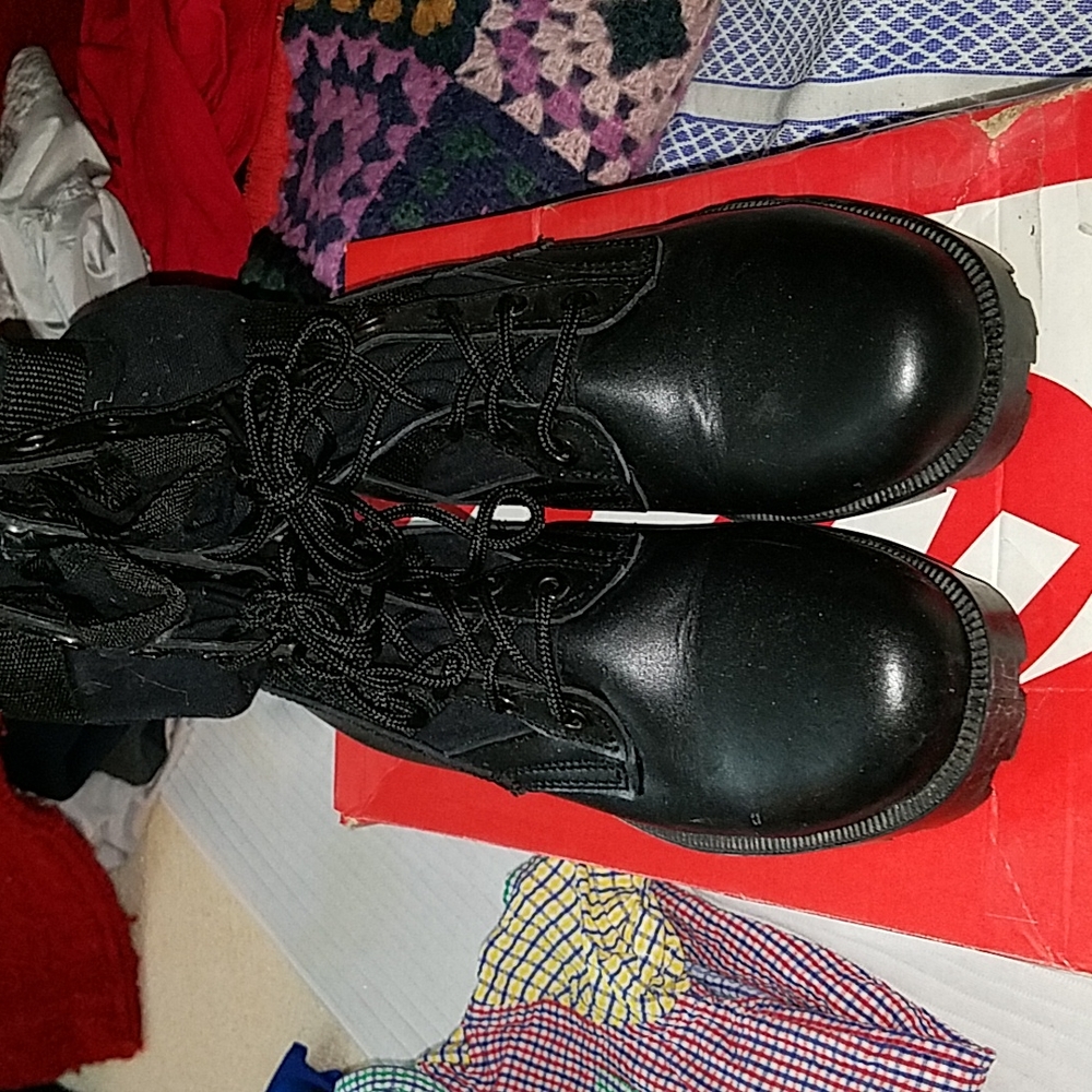 Vintage combat boots black size 7.5